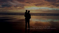 Father and Son Silhouette at Sunset: Cherished Memories