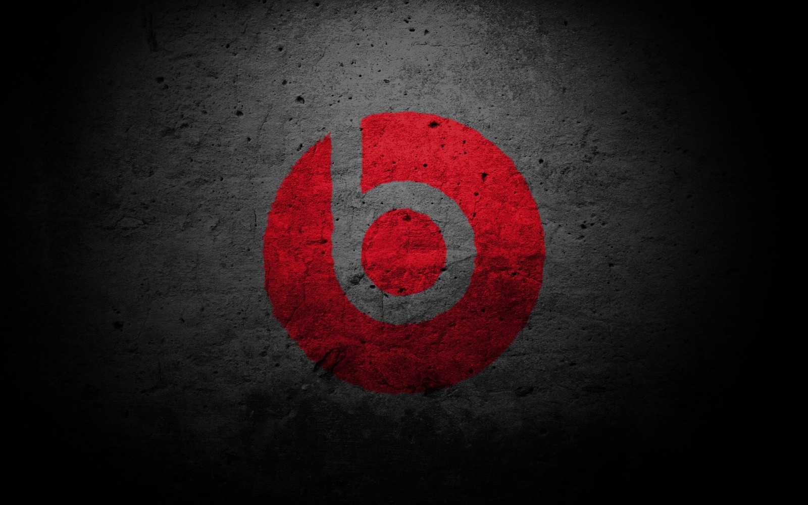 Baixar papel de parede beats electronics, vermelho, logotipo, círculo, símbolo