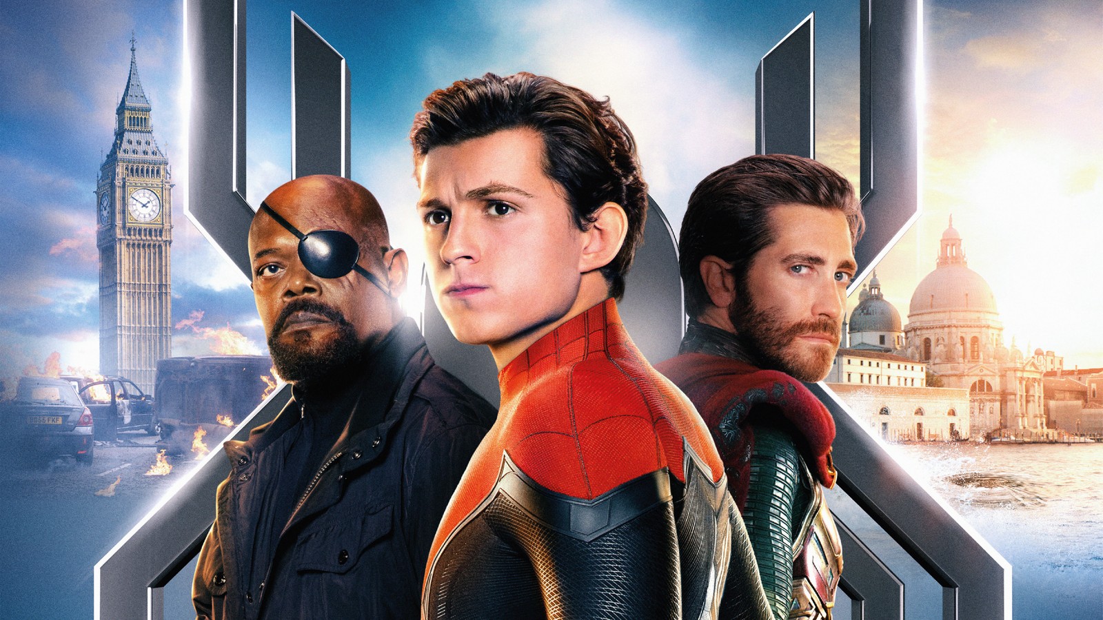 Человек-паук далеко от края города (человек паук вдали от дома, spider man far from home, фильм, spider man, ник фьюри)