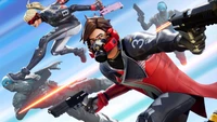 Dynamische Actionszene aus Fortnite Battle Royale