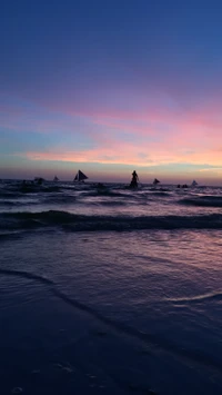 пляж, boracay