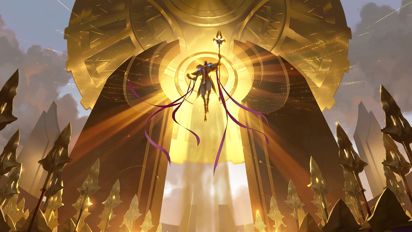 azir, league of legends, lol, video game, legends of runeterra wallpaper