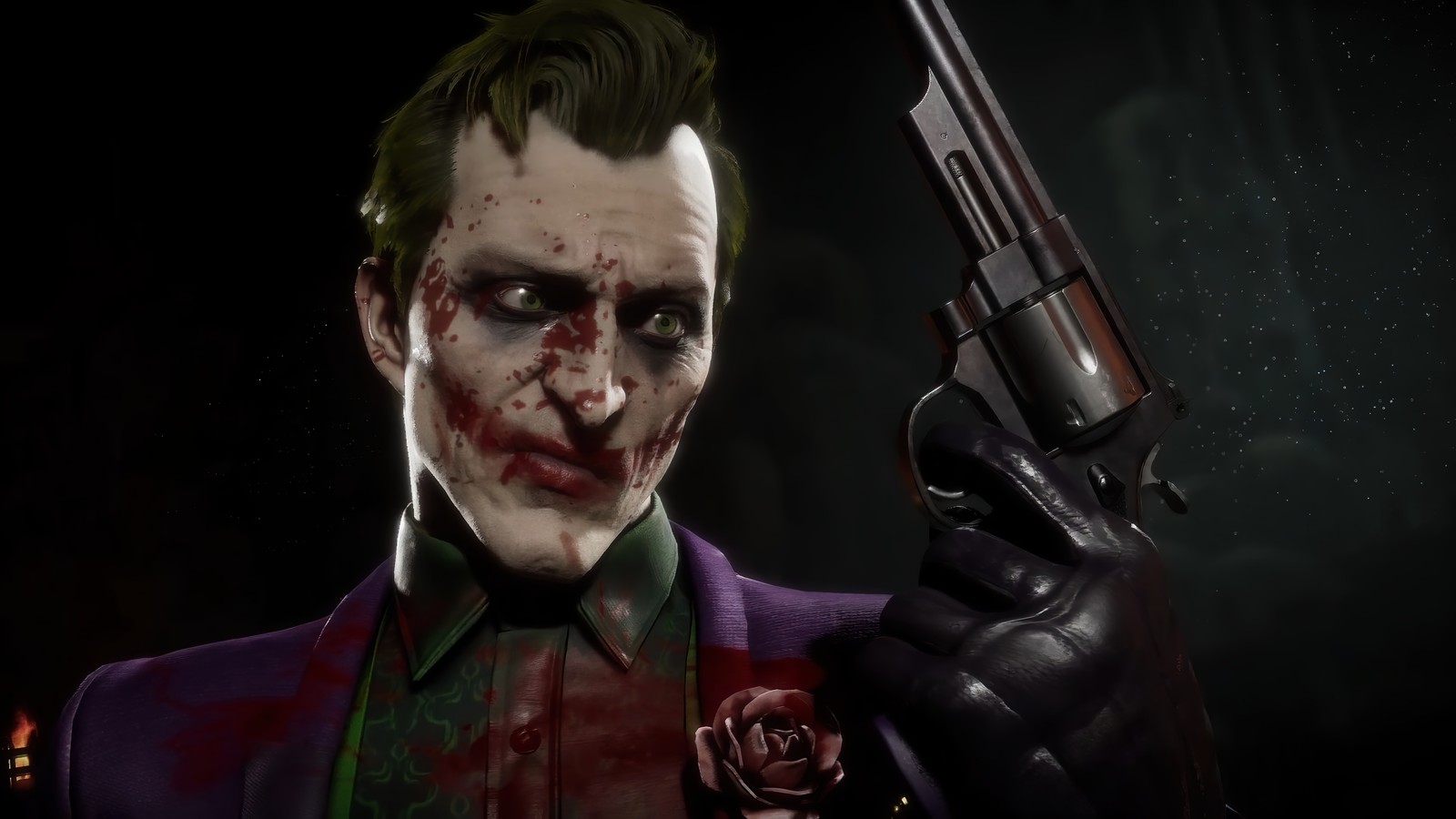 Descargar fondo de pantalla joker, revólver, armas, mortal kombat 11, mk11