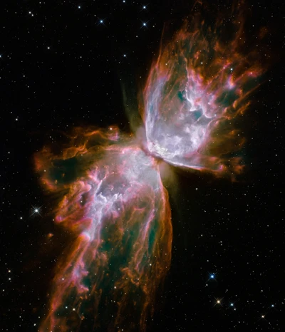 Vista deslumbrante da nebulosa planetária: A nebulosa borboleta capturada pelo Hubble