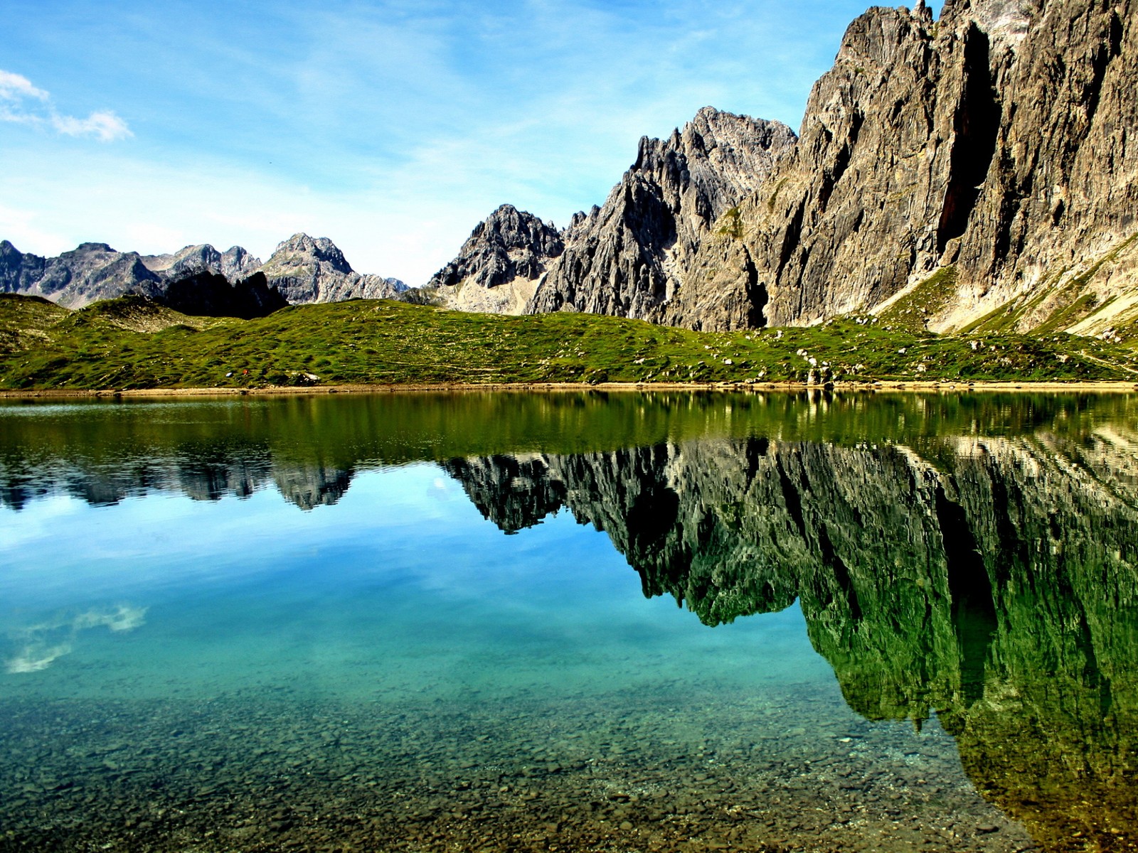 reflection, nature, mountainous landforms, water, wilderness wallpaper