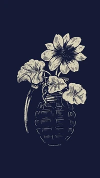 flowers, grenade wallpaper