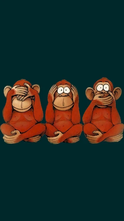 Three Monkeys: Concealing Evil Through Silence