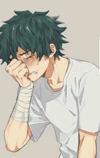 bnha, broken, deku, sad