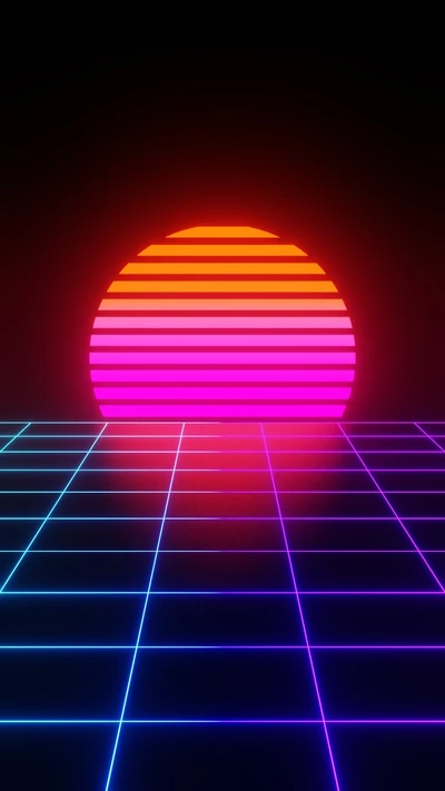 neon, neon sonnenuntergang, sonnenuntergang, technologie