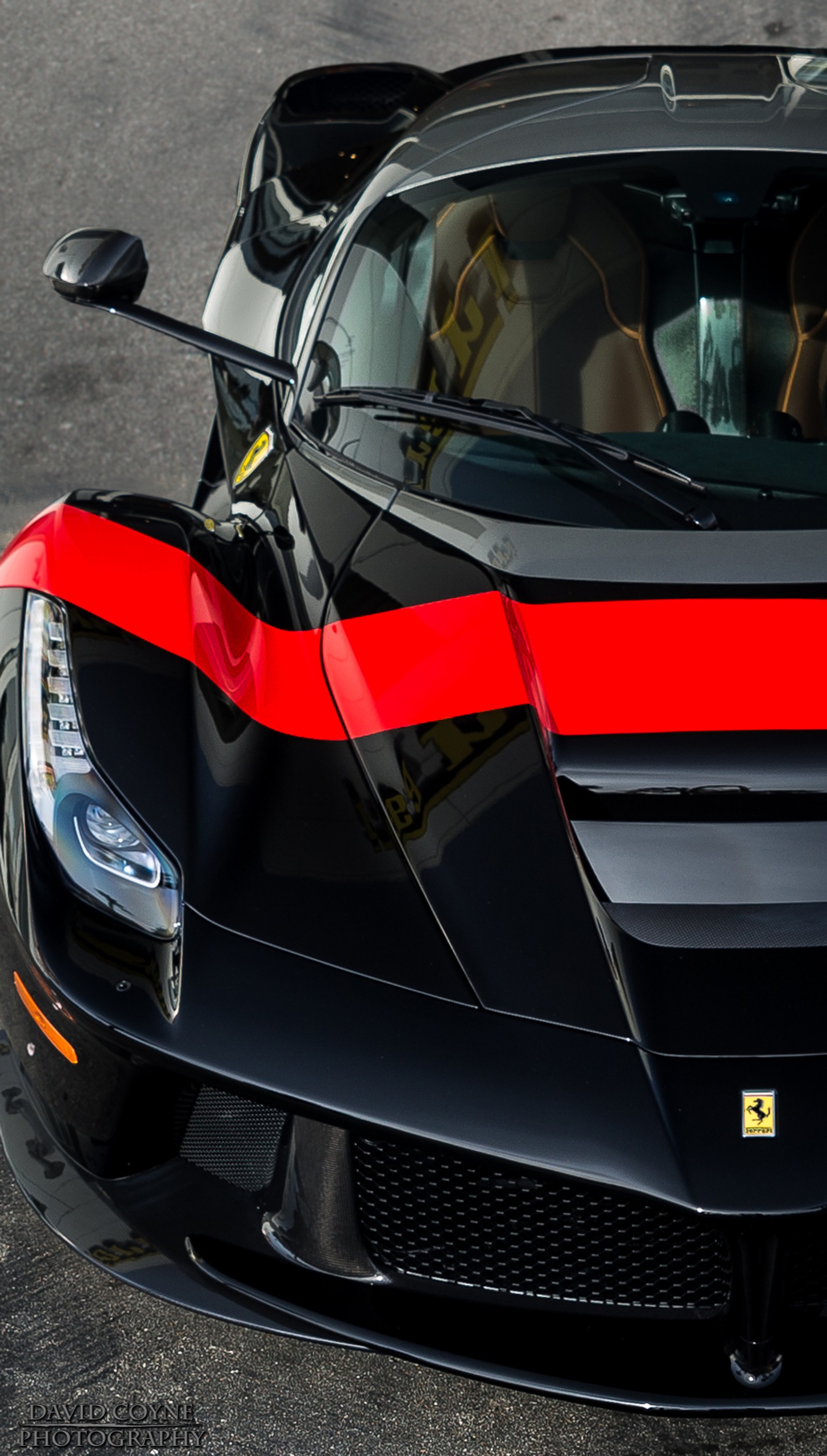 Téléchargez le fond d'écran noir, laferrari, rouge