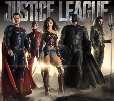 Justice League : Les Héros Unis Se Tiennent Ensemble