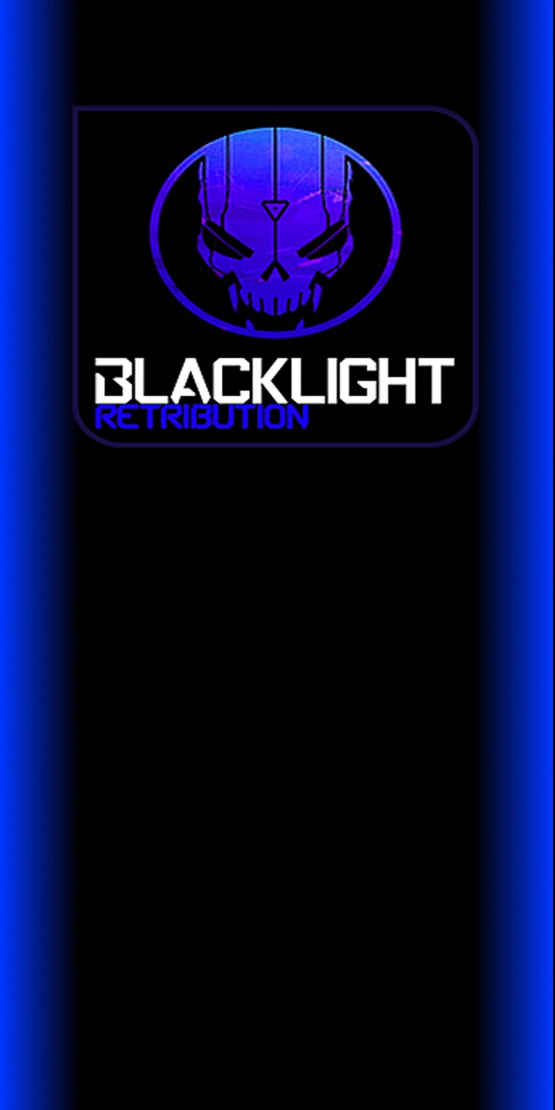 Близкий план мобильного телефона с логотипом blacklight (blr, край, галактика, игра)