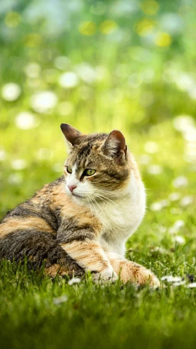 animal, cat, fields, kitty, pet