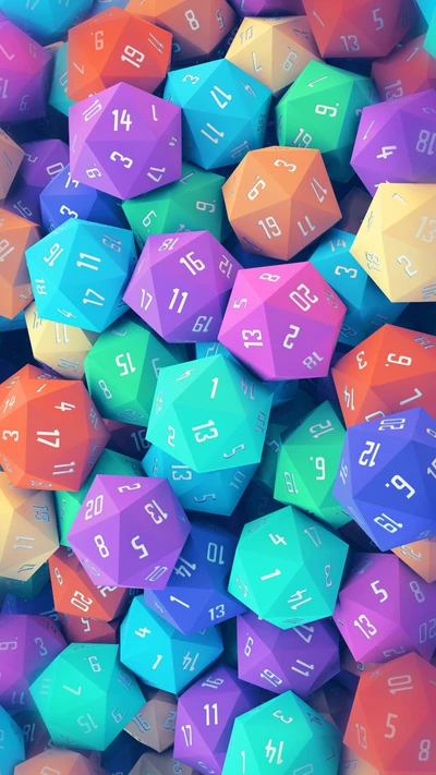 colors, cool, dice, numbers, pastel