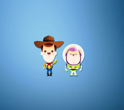 buzzlightyear, kawaii, woody