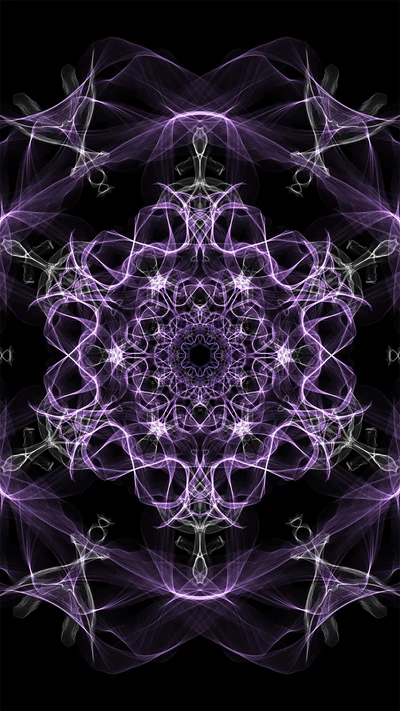 abstracto, arte, chakra, meditación, purple chakra