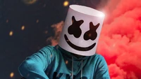 dj, marshmello, mask, celebrity wallpaper