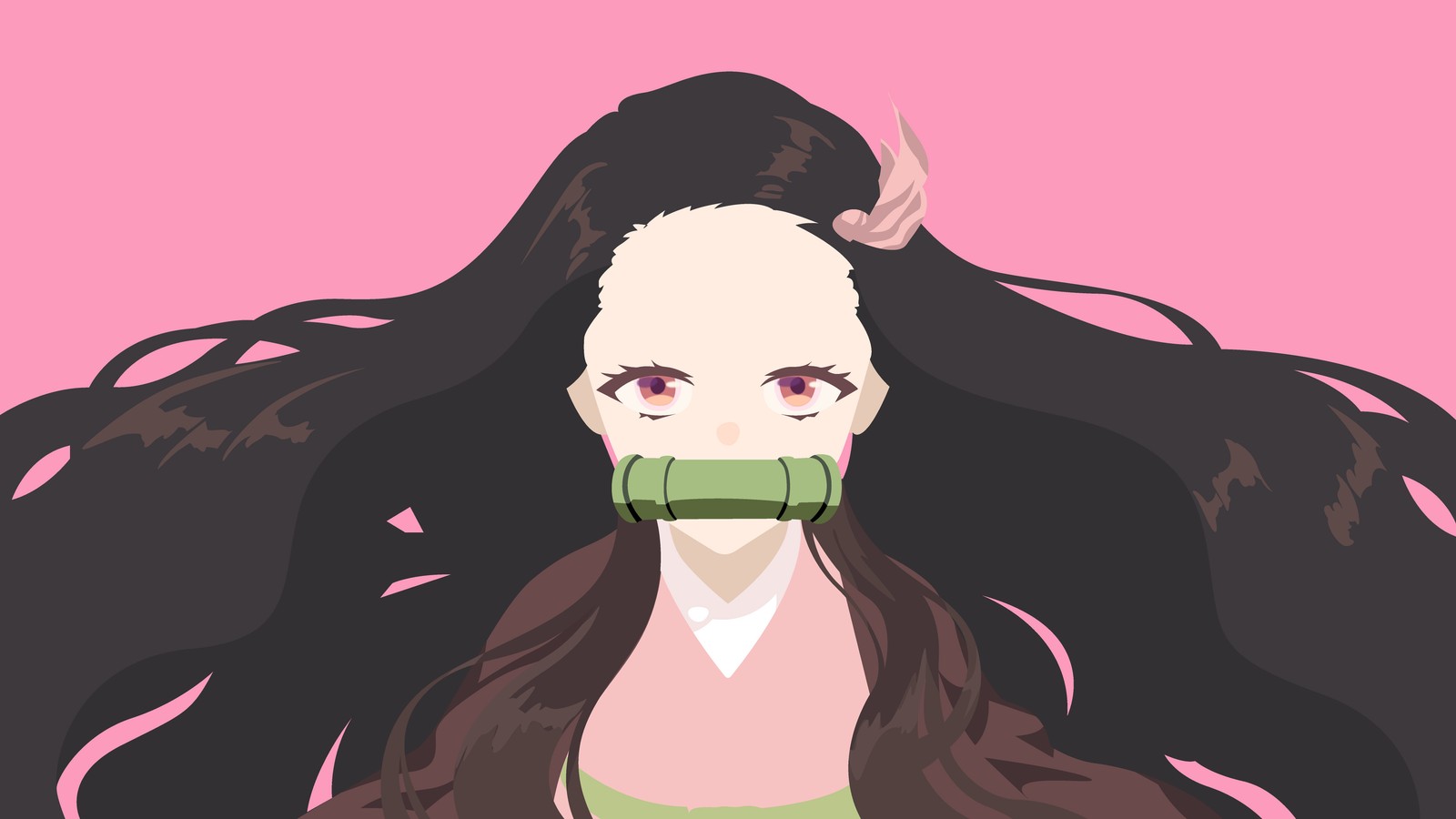 Скачать обои nezuko kamado, kimetsu no yaiba, убийца демонов кимэцу но яиба, demon slayer kimetsu no yaiba, аниме