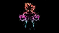 Son Goku en forme d'Ultra Instinct - Artwork de Dragon Ball Super