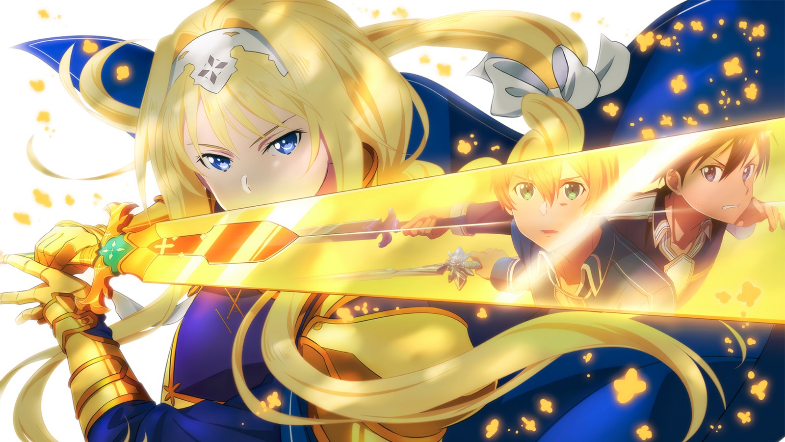 Baixar papel de parede alice zuberg, sao, sword art online alicization, anime