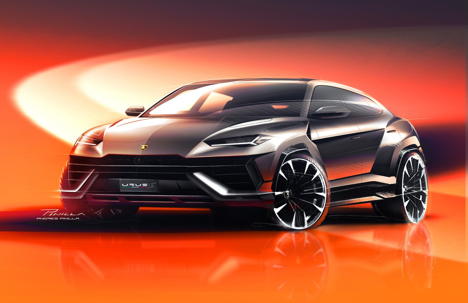 Renderizado conceptual del lamborghini urus por john schleisch (lamborghini urus s, diseño conceptual, 2022, coches, fondo de pantalla 4k)