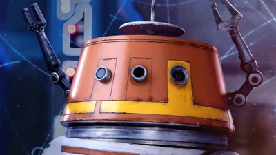 Chopper: The Iconic Droid from Ahsoka Series - Star Wars Poster