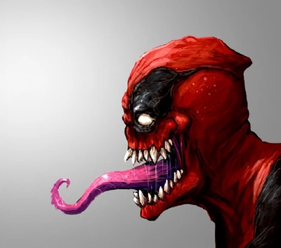 Deadpool trifft Venom: Eine sinistere Fusion des Bösewichts