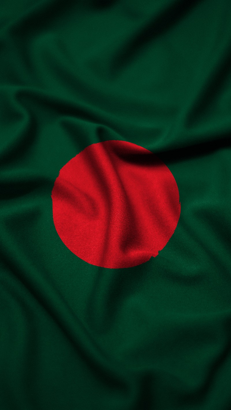 Крупный план флага бангладеш с красным кругом на нем (bangladesh country, bangladesh flag)