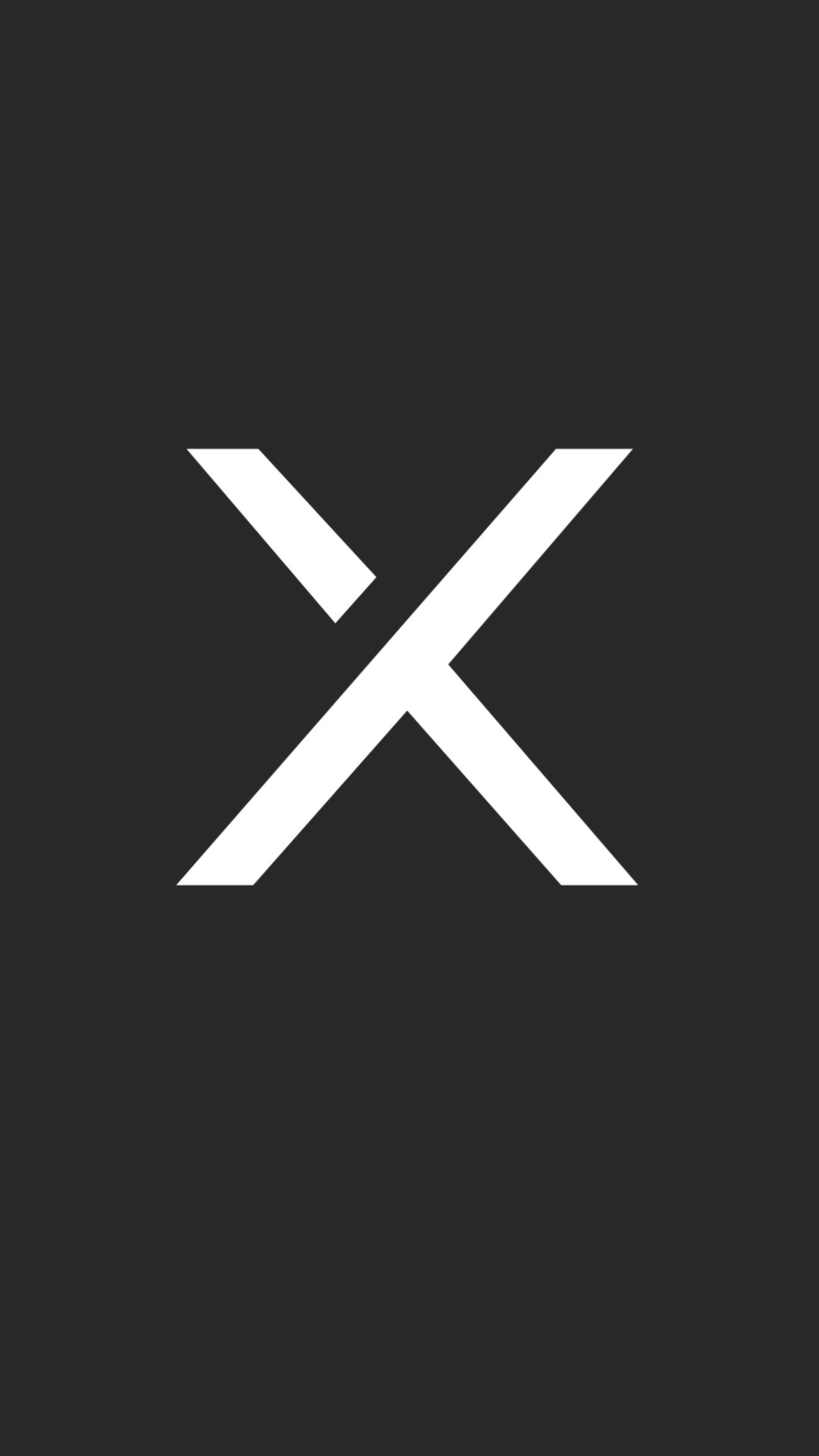 A black and white photo of a white x logo on a black background (sony, wallpaper, xperia, xperiawallpaper)