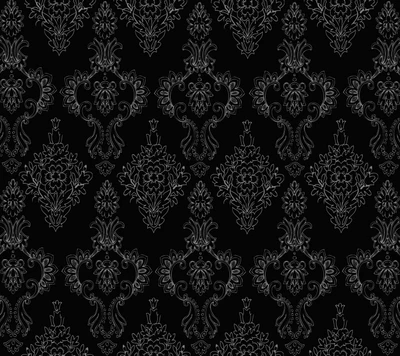 abstract pattern design, black