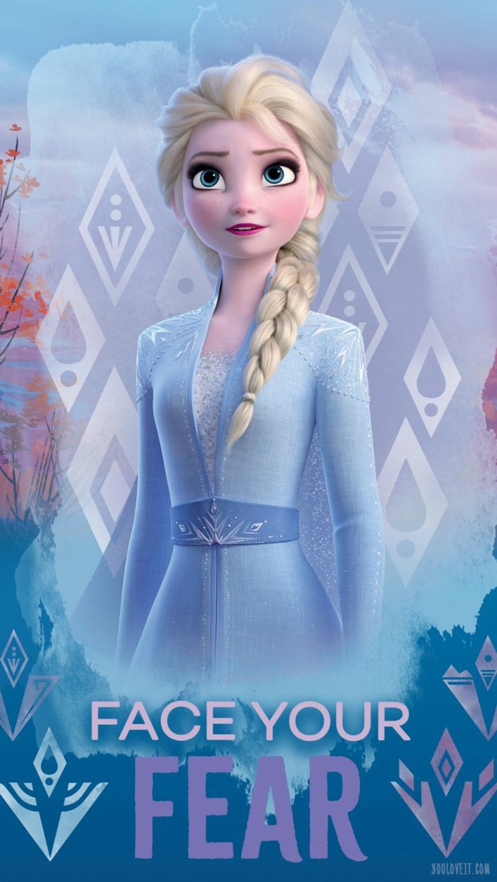 Скачать обои дисней, disney, эльза, elsa, страх