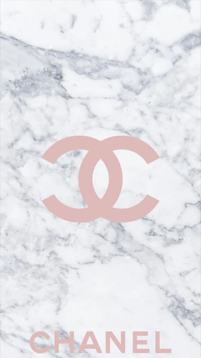 marque, chanel, logo, marbre, effet marbre