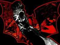 batman, dc comics, graphic design, illustration, supervillain wallpaper