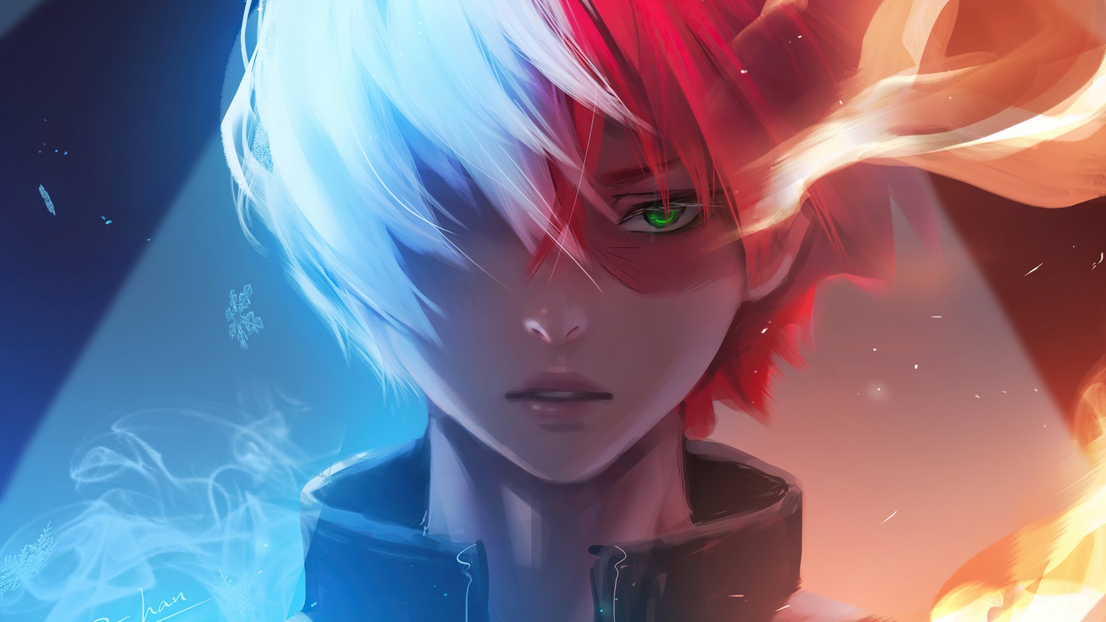 Anime, garçon anime, art anime, anime, personnages anime, art anime, fond d'anime (shoto todoroki, 僕のヒーローアカデミア, my hero academia, boku no hero academia, anime)