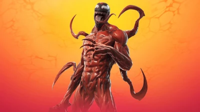 Dynamic Carnage Character from Fortnite