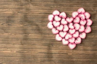 Whimsical Pink Hearts: A Celebration of Love