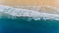 seashore, beach, aerial view, coast, blue ocean