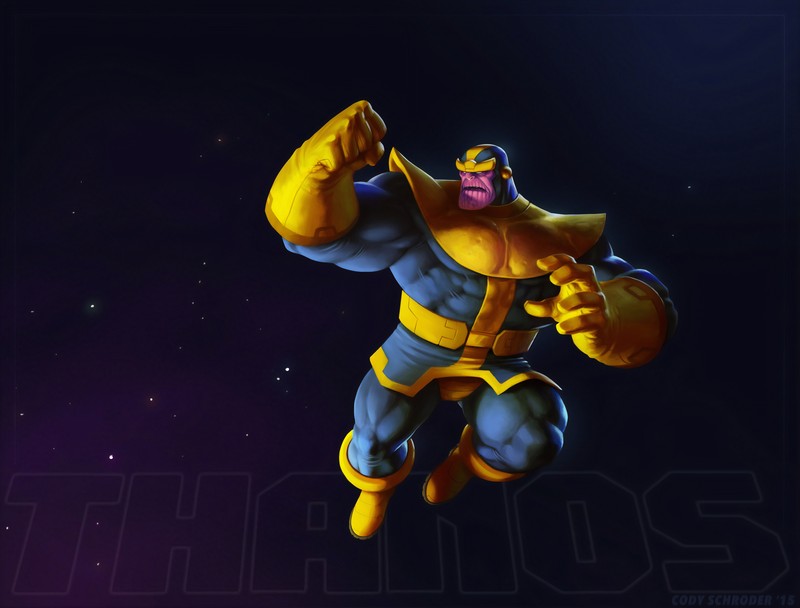 Обои thanos в hd для рабочего стола (танос, thanos, marvel comics, искусство, фигурка персонажа)