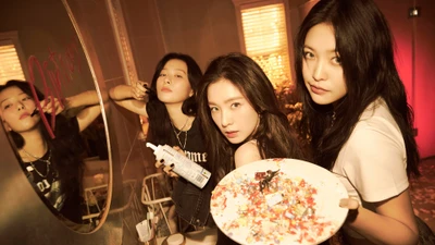 Red Velvet celebra con coloridos dulces de cumpleaños