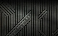 Abstract Monochrome Pattern of Textured Black Lines in Symmetrical Design