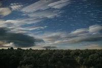 sunset, cloud, atmosphere, natural landscape, horizon