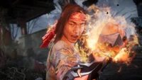 Liu Kang libera seu poder flamejante em Mortal Kombat 11