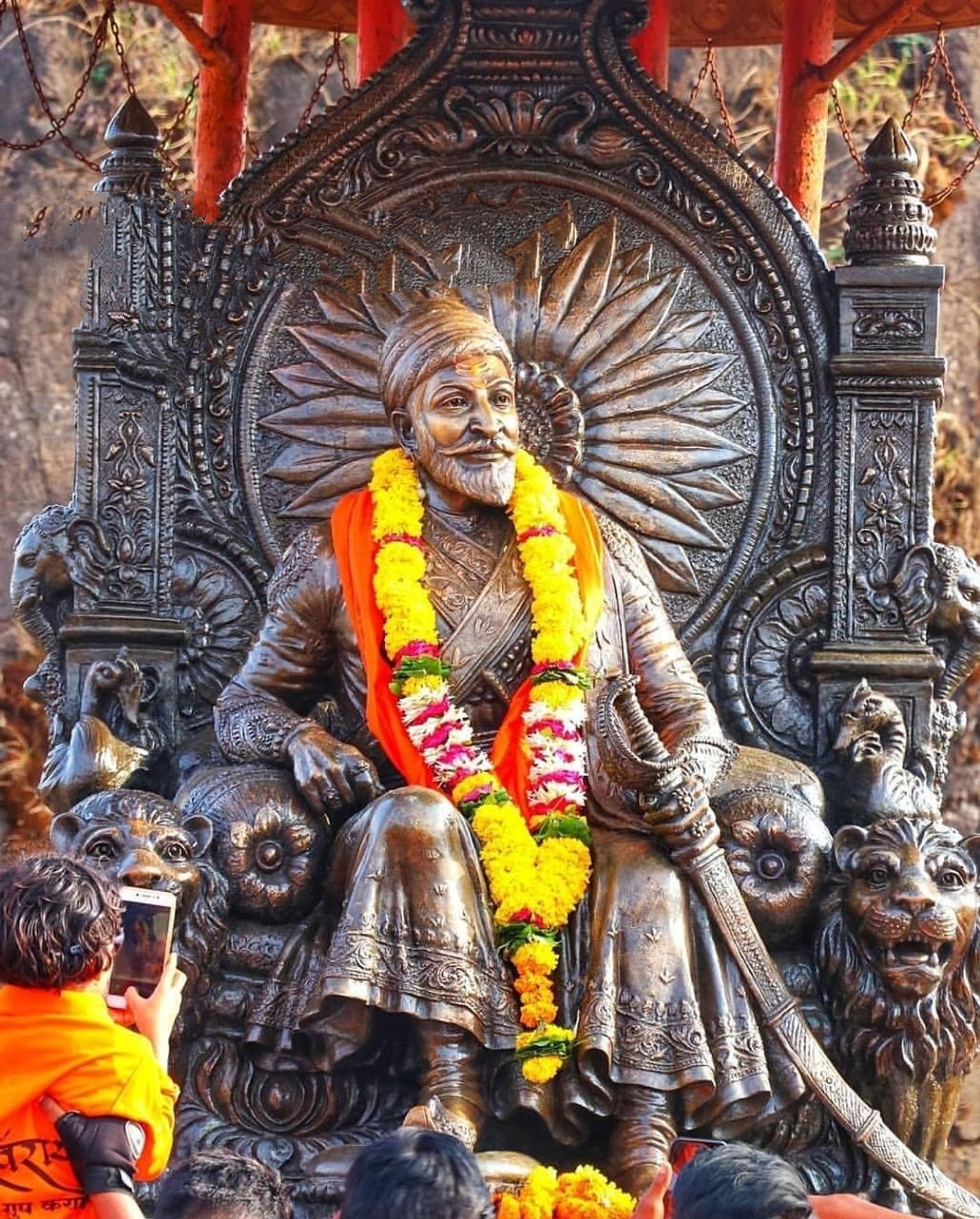 Скачать обои шиваджи махарадж, shivaji maharaj, бог