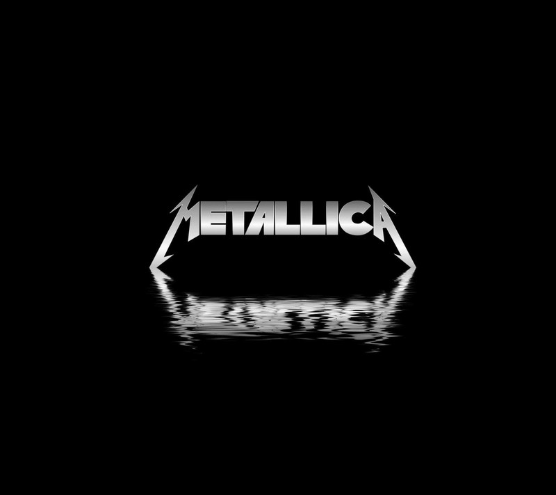 Логотип metallichead на черном фоне (чёрный, тяжелый, металл, металлика, metallica)