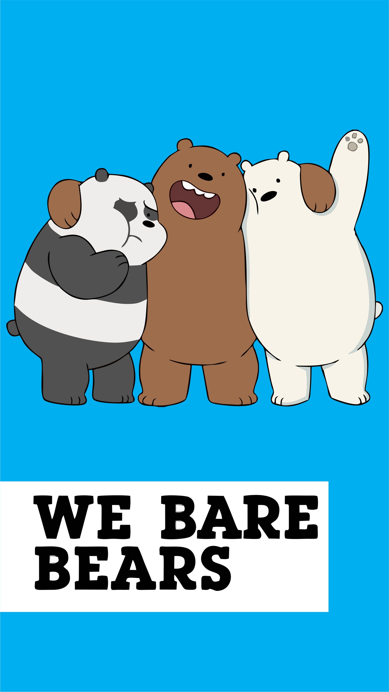 Скачать обои мы bare bears, осос, аниме, anime, карикатуры