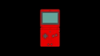 Retro Game Boy on Black Background - Minimalist 4K Wallpaper