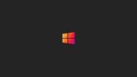 Colorful Windows Logo on Dark Background