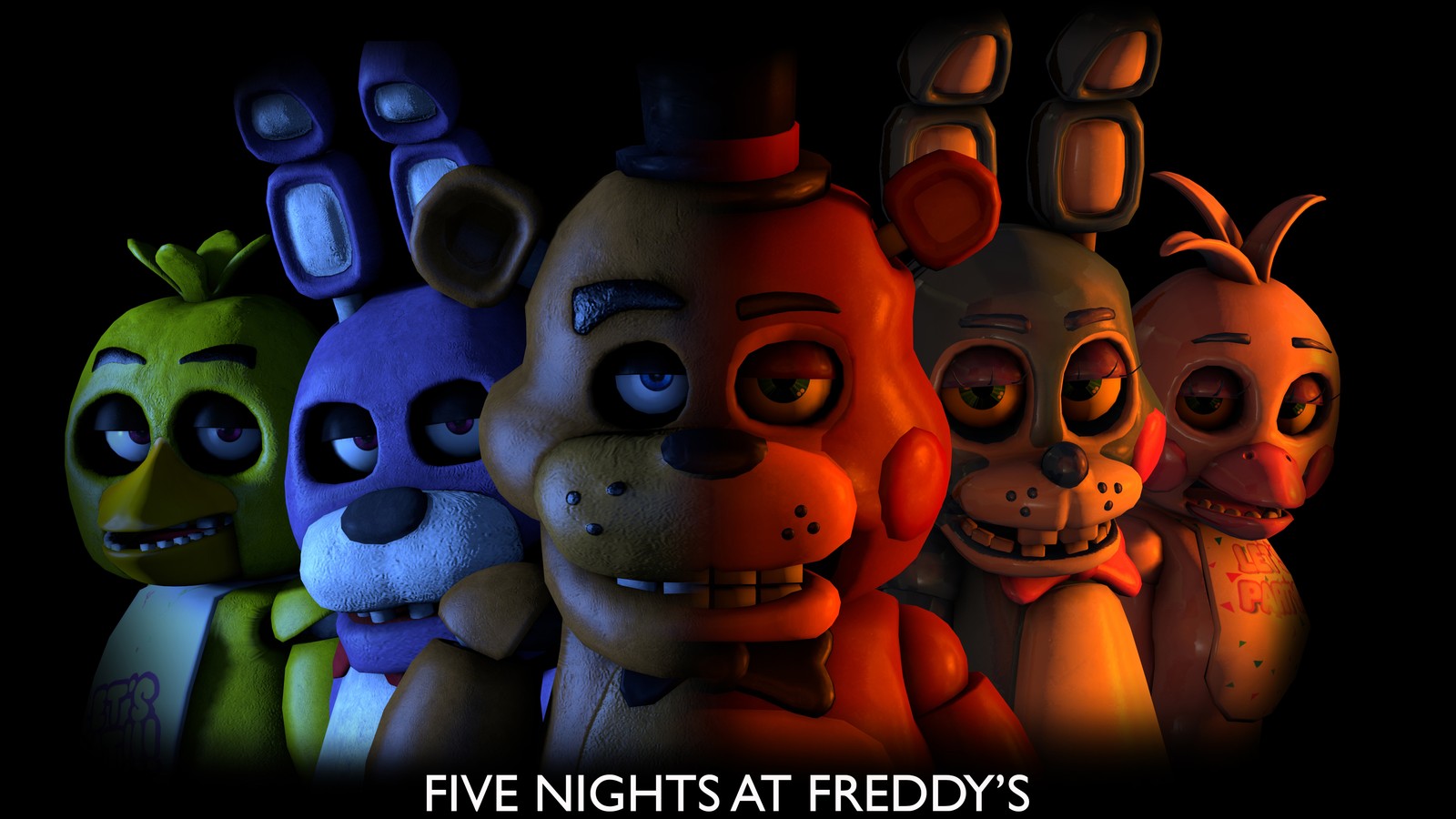 Fünf nächte bei freddy (fnaf, five nights at freddys, chica fnaf, bonnie fnaf, freddy fanf)