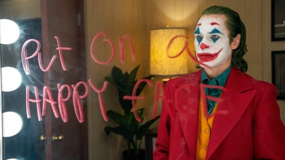 Joker's Reflection: Embracing the Mask of Happiness