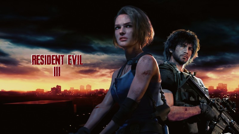 Обои resident evil 3 (resident evil 3, ремейк, re3, видеоигра, джилл валентайн)